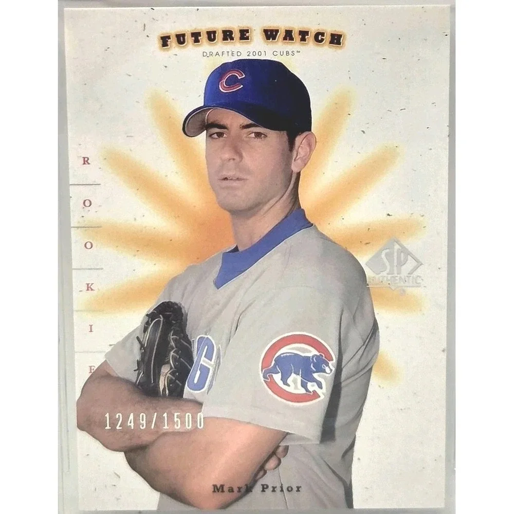 2001 SP Authentic - Future Watch Mark‎ Prior #211  #/1500 (RC) BGS 9 MINT Rookie